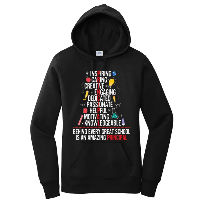 Principal Highschool Elementary Headmaster Headmistress Women's Pullover Hoodie