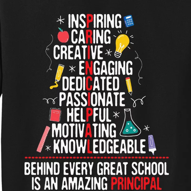 Principal Highschool Elementary Headmaster Headmistress Tall Sweatshirt