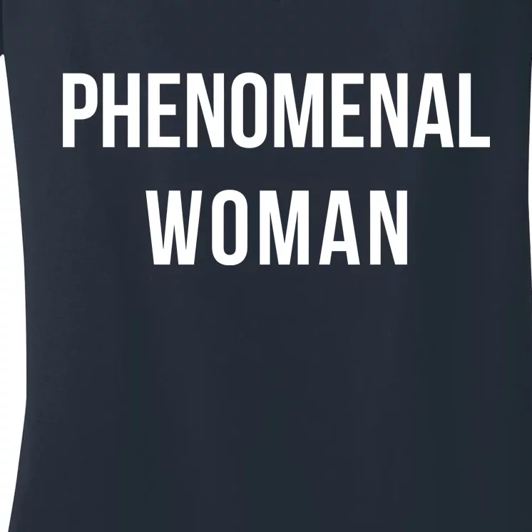 Phenomenal Woman Women's V-Neck T-Shirt