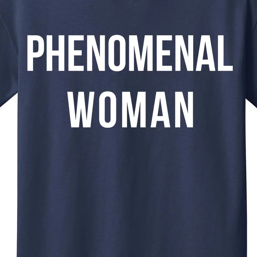 Phenomenal Woman Kids T-Shirt