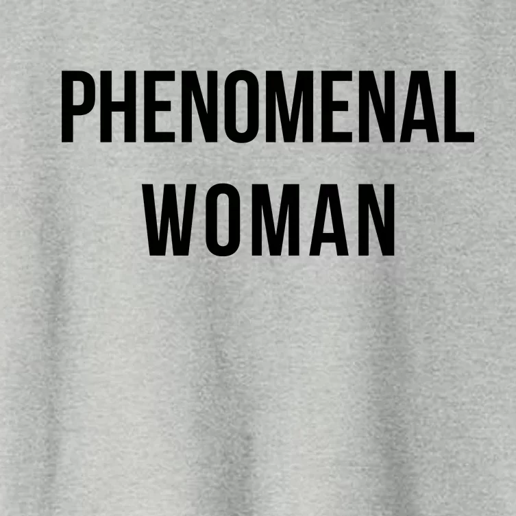 Phenomenal Woman Women's Crop Top Tee