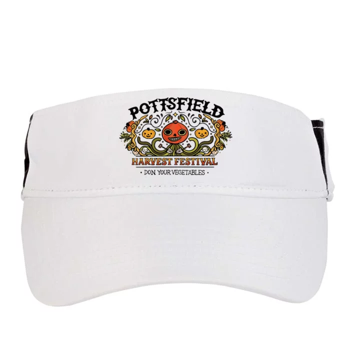 Pottsfield Harvest Festival Don Your Vegetables Adult Drive Performance Visor