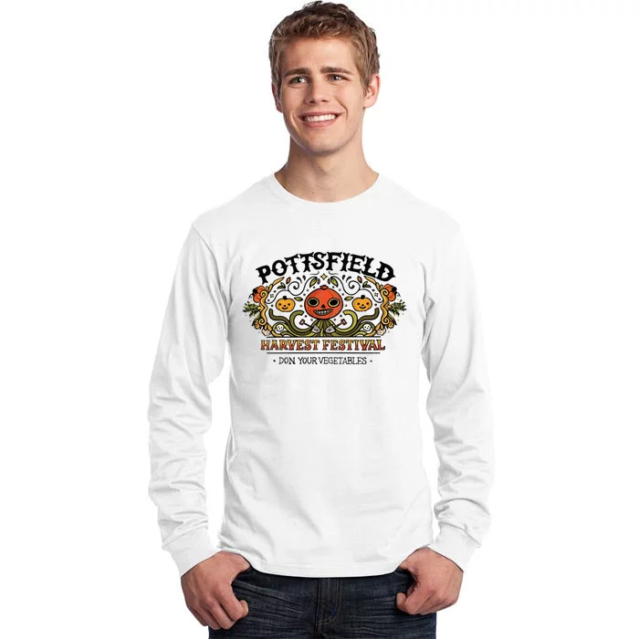 Pottsfield Harvest Festival Don Your Vegetables Tall Long Sleeve T-Shirt