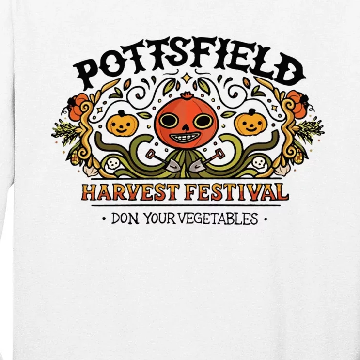 Pottsfield Harvest Festival Don Your Vegetables Tall Long Sleeve T-Shirt