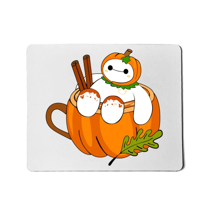 Pumpkin Halloween Fall Pumpkin Baymax Halloween Mousepad