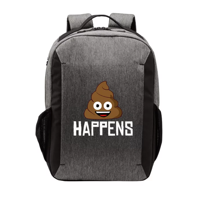 Poop Happens funny Poop Happens Poo Vector Backpack