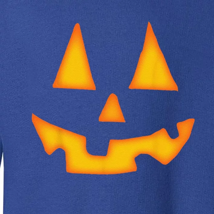 Pumpkin Halloween For Jack O Lantern Face Toddler Sweatshirt