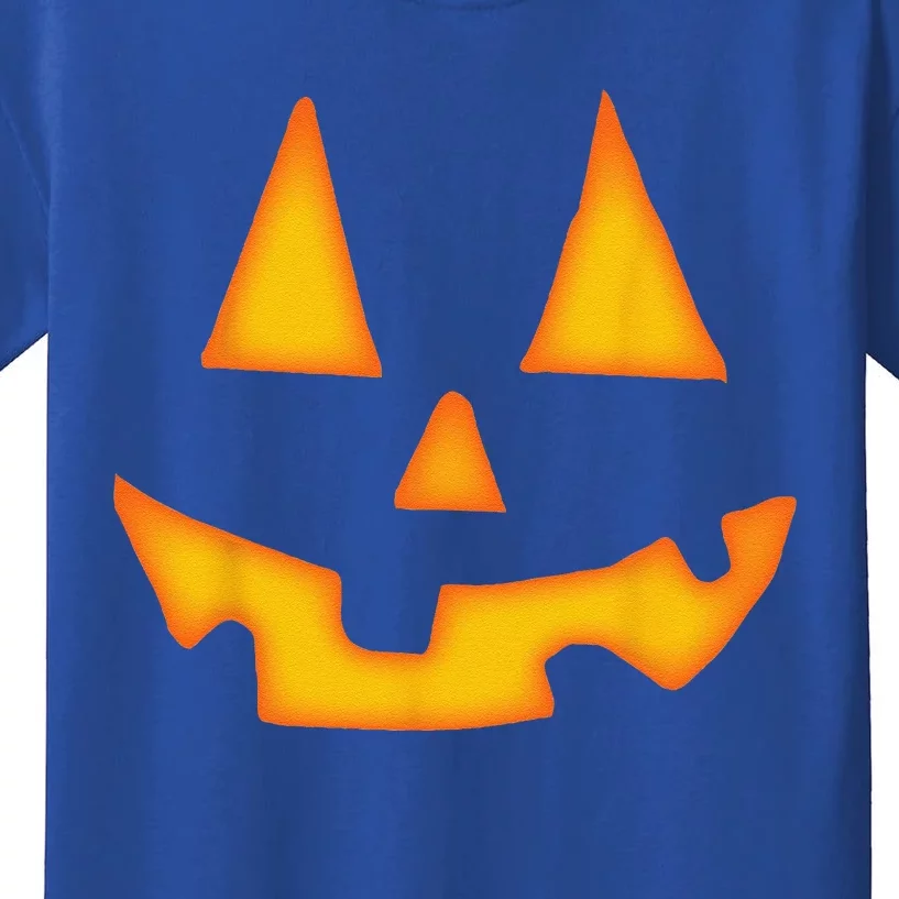 Pumpkin Halloween For Jack O Lantern Face Kids T-Shirt