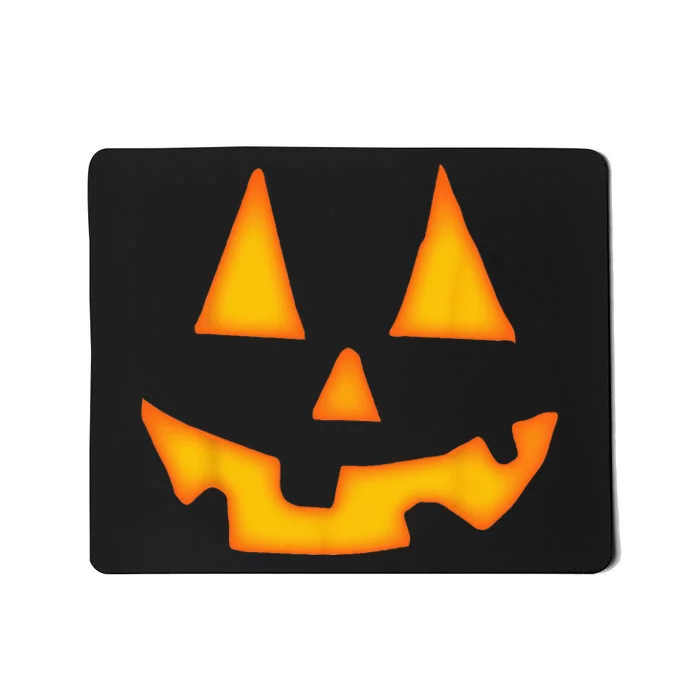 Pumpkin Halloween For Men Women Jack O Lantern Face Mousepad