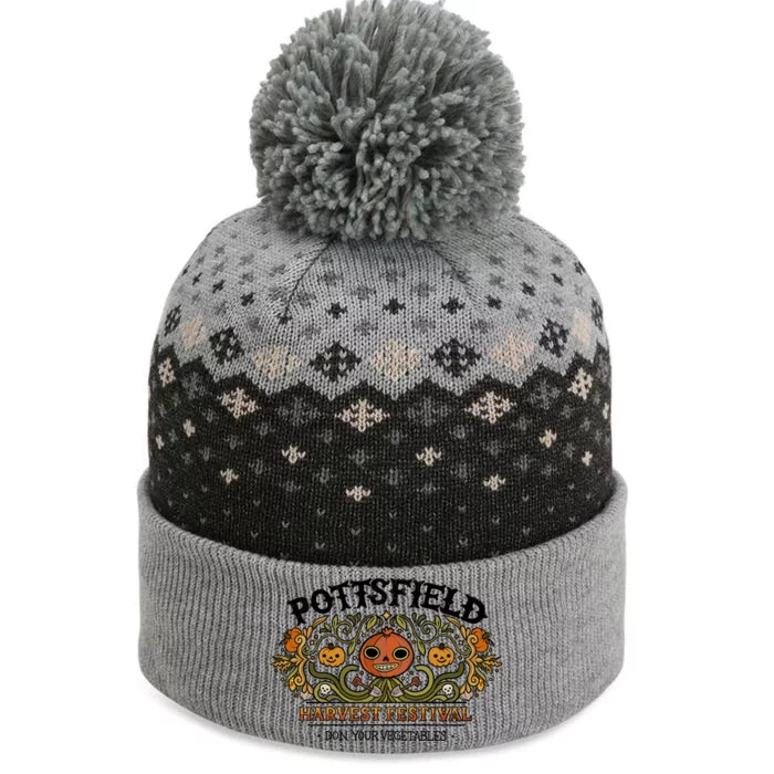 Pottsfield Harvest Festival The Baniff Cuffed Pom Beanie