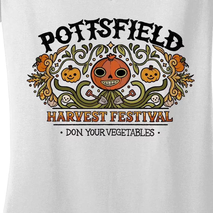 Pottsfield Harvest Festival Women's V-Neck T-Shirt