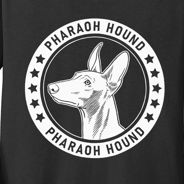 Pharaoh Hound Fan Design Kids Long Sleeve Shirt