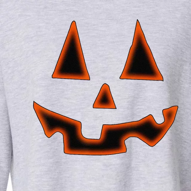 Pumpkin Halloween For Funny Funny Jack O Lantern Face Cropped Pullover Crew