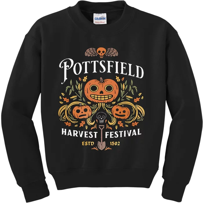 Pottsfield Harvest Festival Kids Sweatshirt