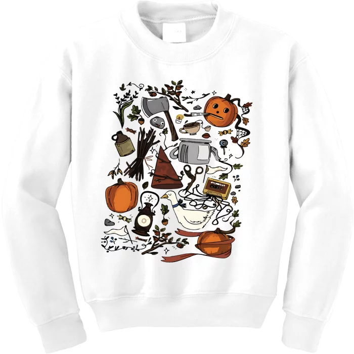 Pottsfield Harvest Festival Over The Garden Wall Kids Sweatshirt