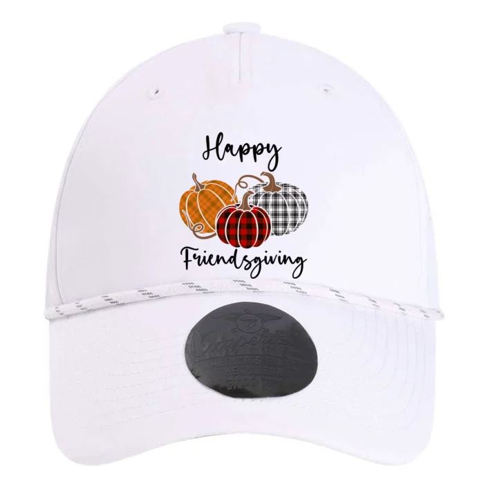 Plaid Happy Friendsgiving Funny Gift Friends Giving Funny Cool Gift Performance The Dyno Cap