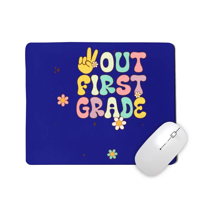 Peace Hand First 1St Grade Class Goodbye 1St Grade Funny Gift Mousepad