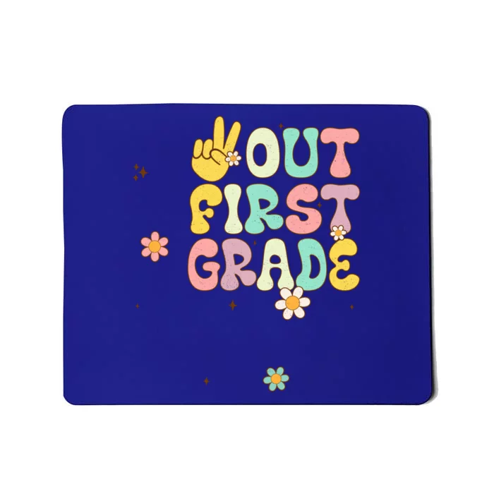 Peace Hand First 1St Grade Class Goodbye 1St Grade Funny Gift Mousepad