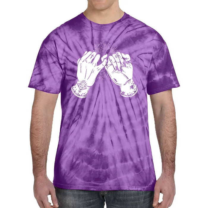 Promise Hands Funny Tie-Dye T-Shirt