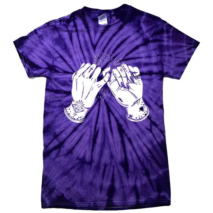 Promise Hands Funny Tie-Dye T-Shirt