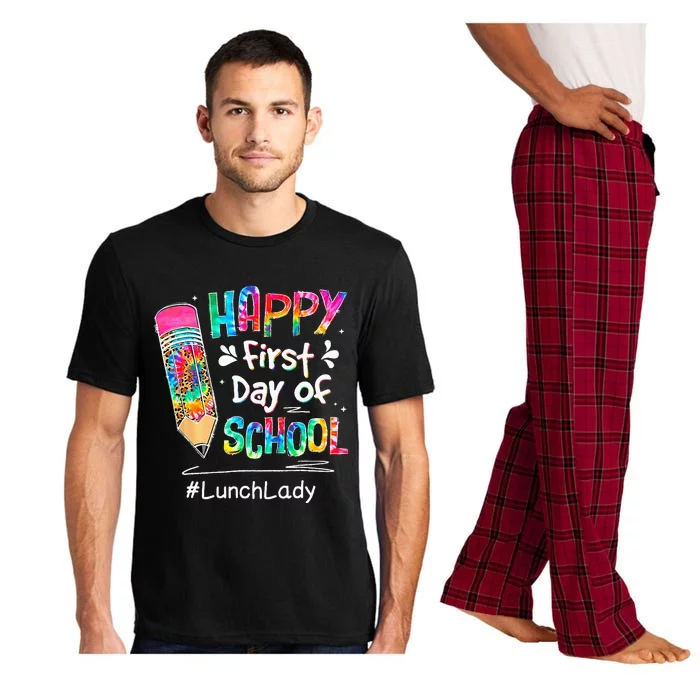 Pencil Happy First Day Of School Lunch Lady Back To Pajama Set