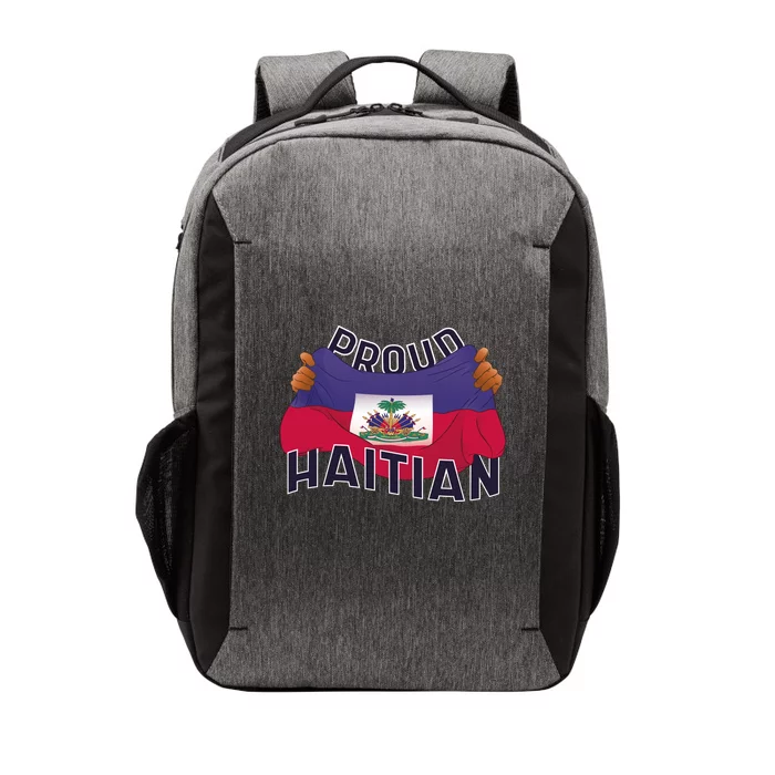 Proud Haitian Flag Vector Backpack