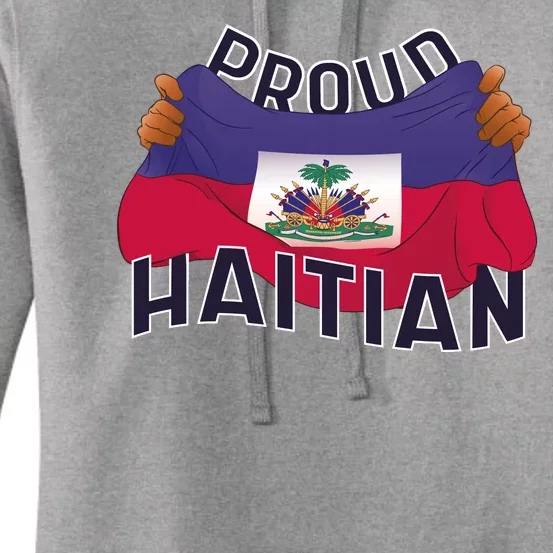 Proud Haitian Flag Women's Pullover Hoodie