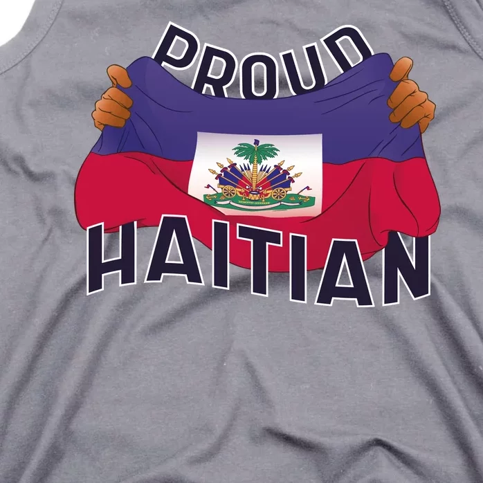 Proud Haitian Flag Tank Top