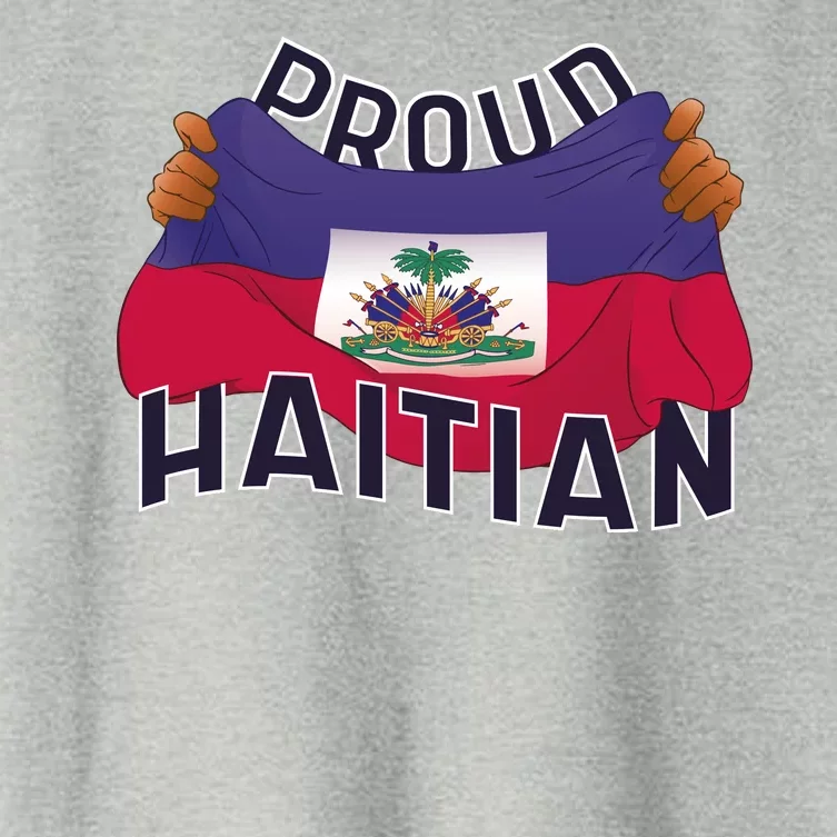 Proud Haitian Flag Women's Crop Top Tee