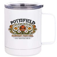 Pottsfield Harvest Festival 12 oz Stainless Steel Tumbler Cup