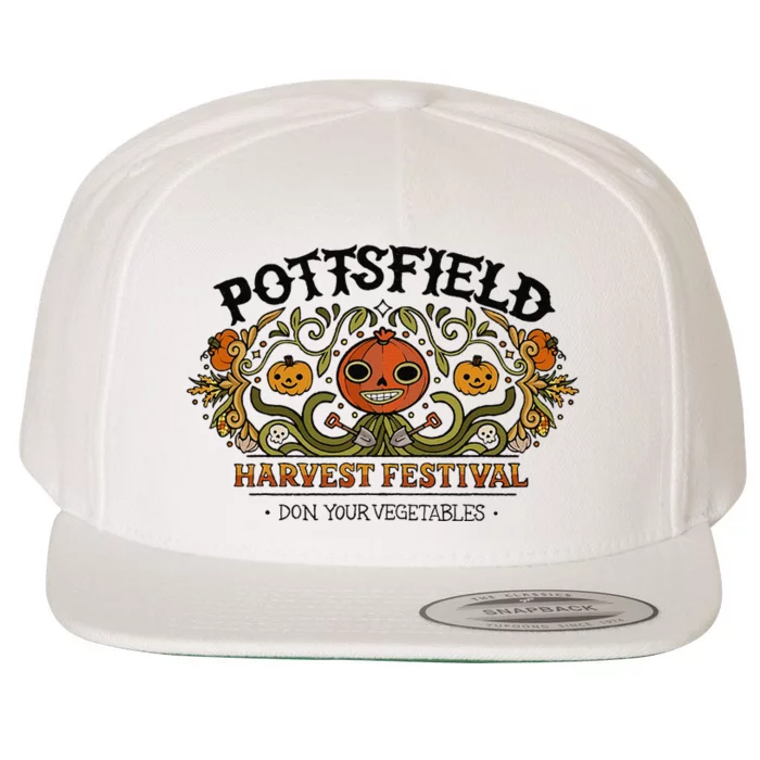 Pottsfield Harvest Festival Wool Snapback Cap