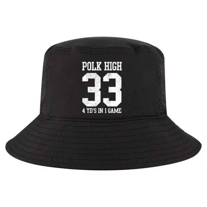 Polk High Football 4 Touchdowns Funny Cool Comfort Performance Bucket Hat