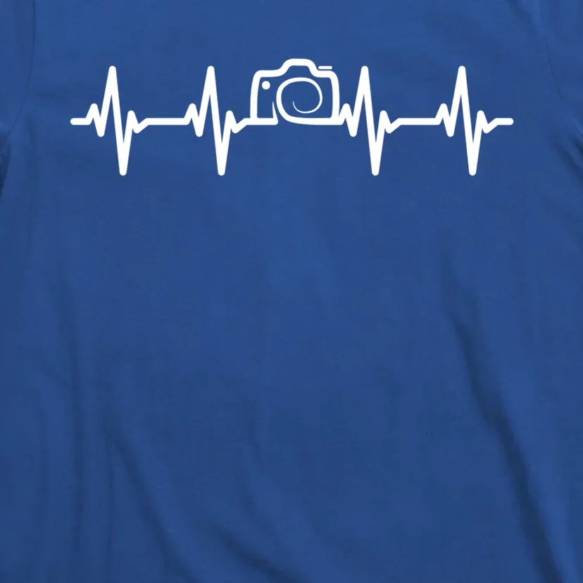 Photographer Heartbeat Funny Photograph Photo Photographers Gift T-Shirt