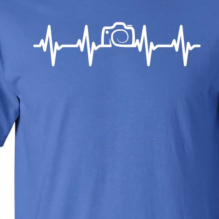 Photographer Heartbeat Funny Photograph Photo Photographers Gift Tall T-Shirt