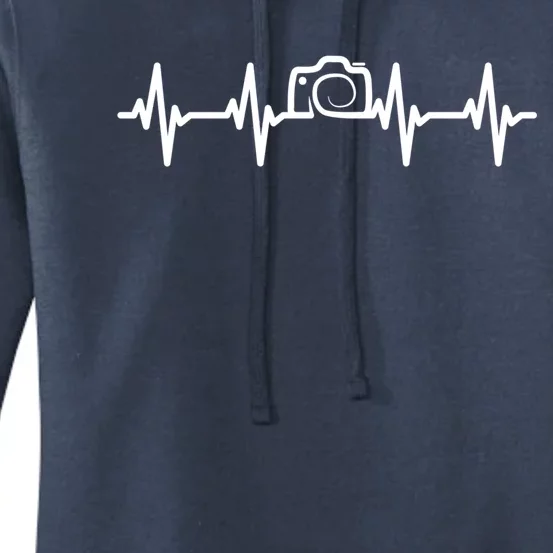 Photographer Heartbeat Funny Photograph Photo Photographers Gift Women's Pullover Hoodie