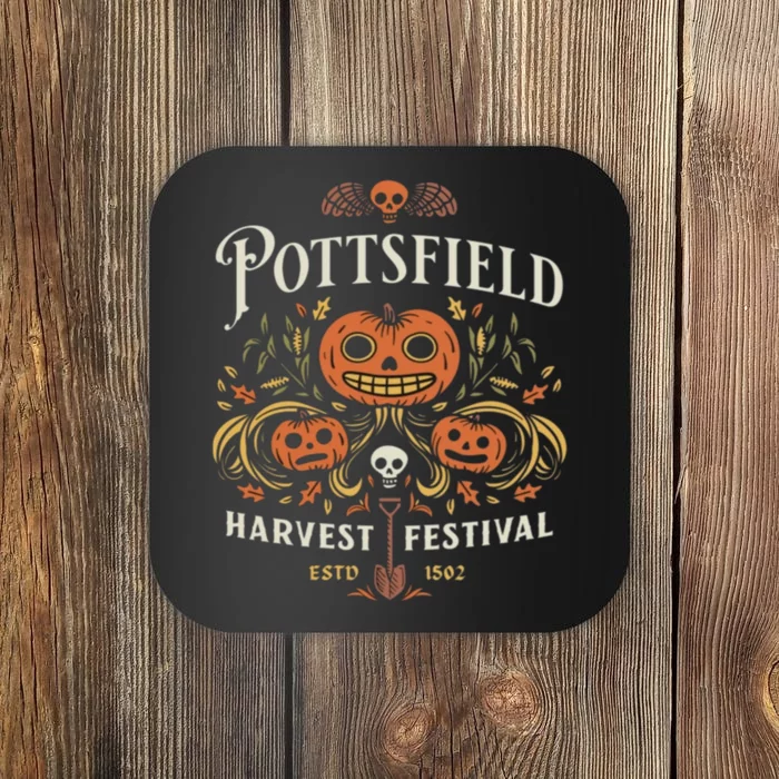 Pottsfield Harvest Festival Don Your Vegetables Coaster