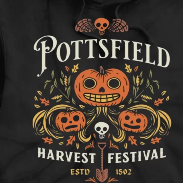 Pottsfield Harvest Festival Don Your Vegetables Tie Dye Hoodie