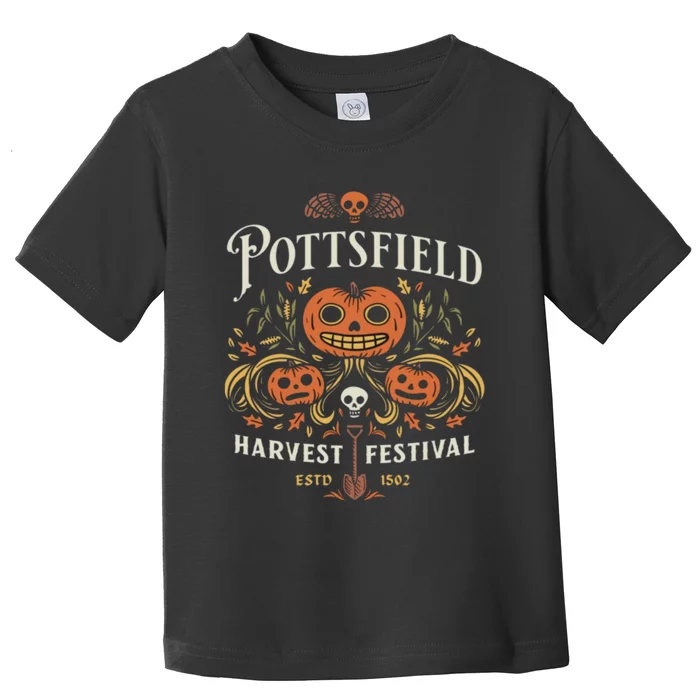 Pottsfield Harvest Festival Don Your Vegetables Toddler T-Shirt