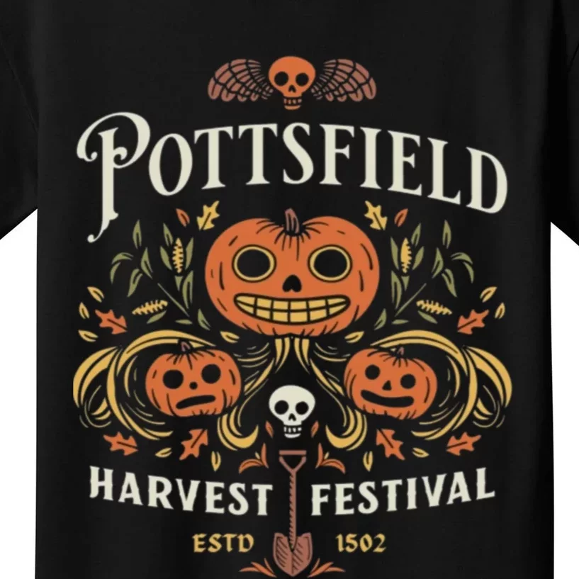 Pottsfield Harvest Festival Don Your Vegetables Kids T-Shirt