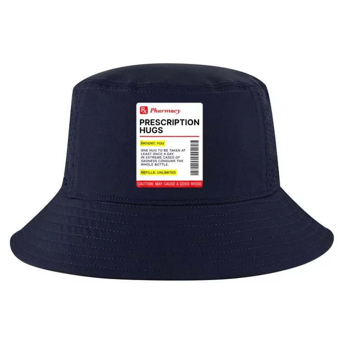 Prescription Hugs Funny Label Lazy Halloween Costume Party Cool Comfort Performance Bucket Hat