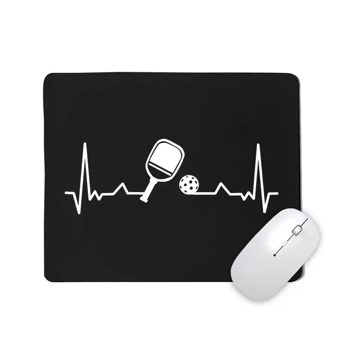 Pickleball Heartbeat Gift Pickleball Player Gift Mousepad