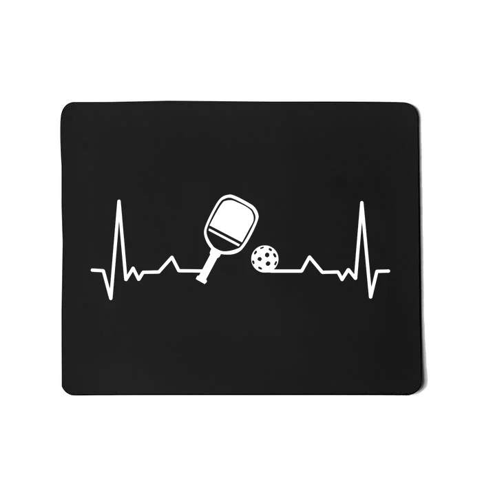 Pickleball Heartbeat Gift Pickleball Player Gift Mousepad