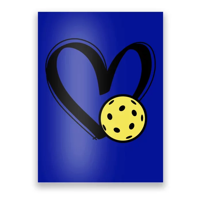 Pickleball Heart Great Gift Poster