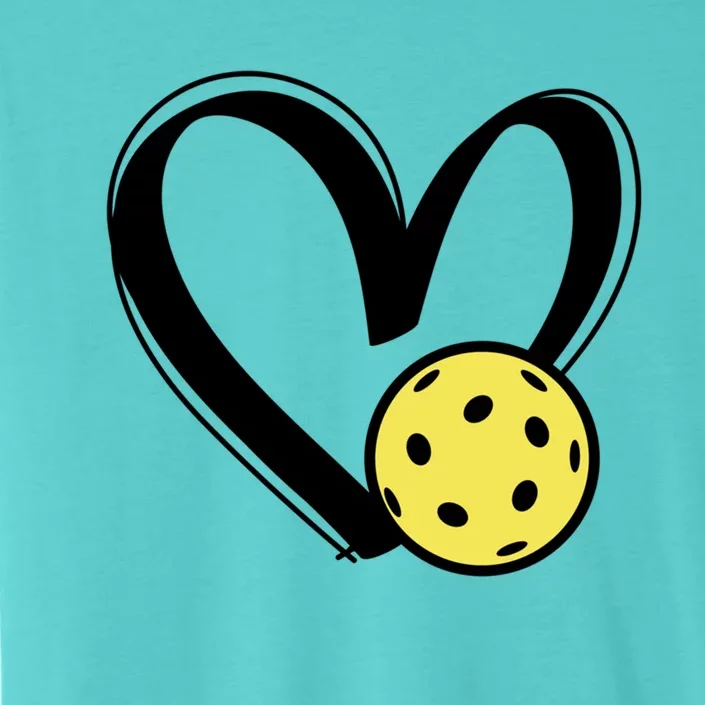 Pickleball Heart Great Gift ChromaSoft Performance T-Shirt