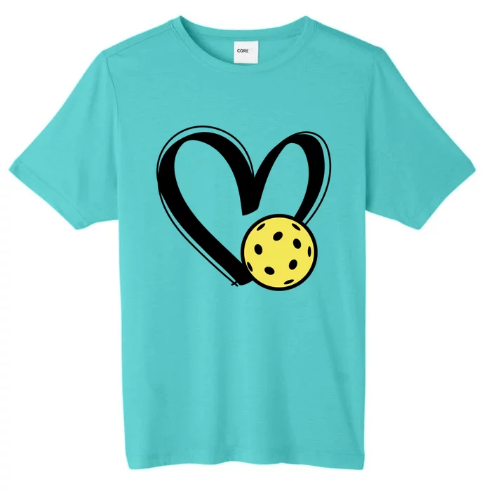 Pickleball Heart Great Gift ChromaSoft Performance T-Shirt