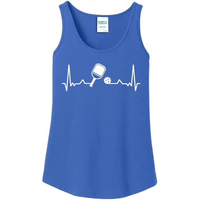 Pickleball Heartbeat Gift Pickleball Player Gift Ladies Essential Tank