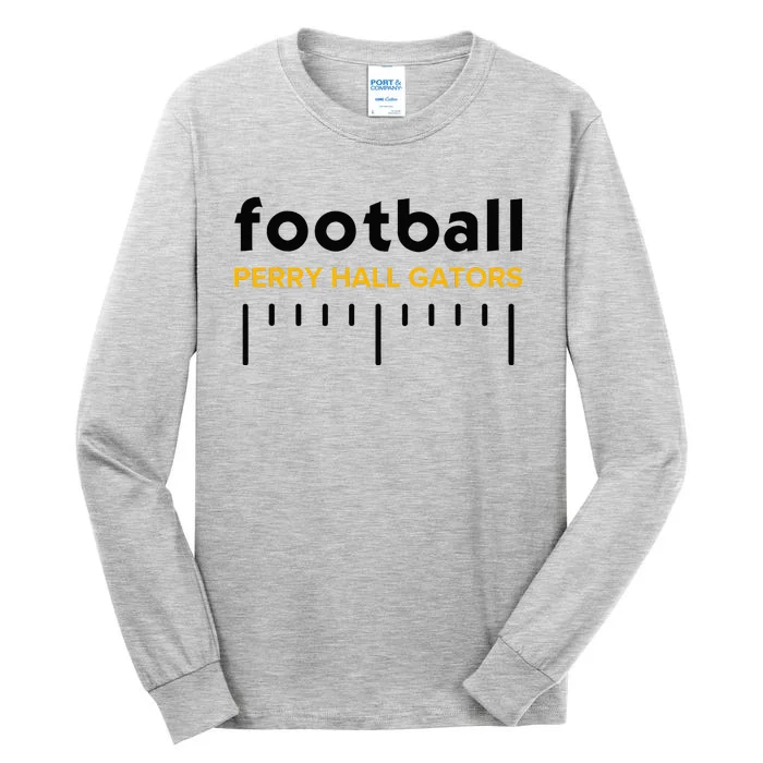 Perry Hall Gators Football Lines Tall Long Sleeve T-Shirt