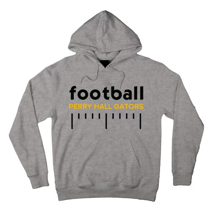 Perry Hall Gators Football Lines Tall Hoodie