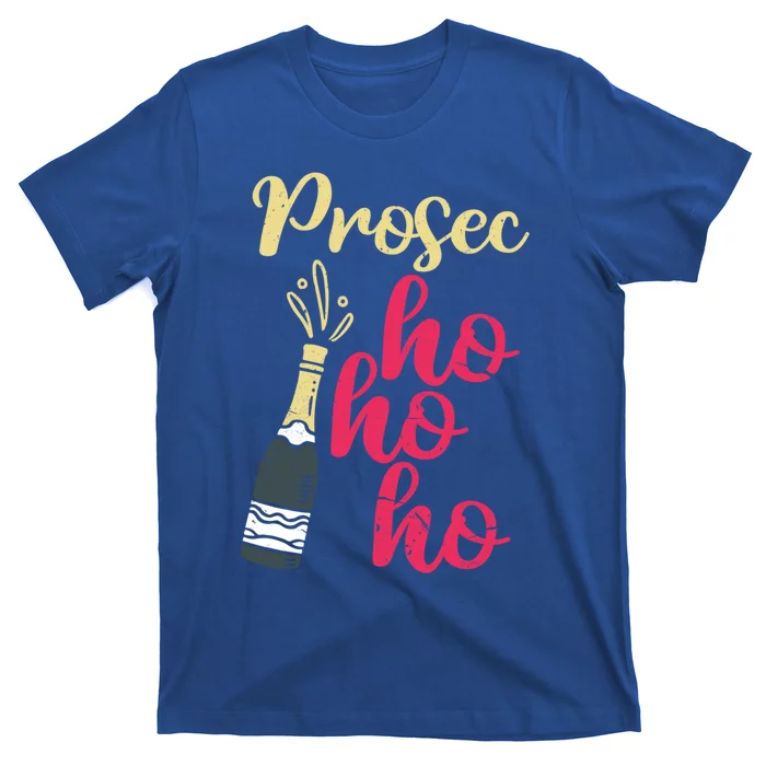 Prosec Ho Ho Ho Funny Presecco Christmas Vacation Gift T-Shirt