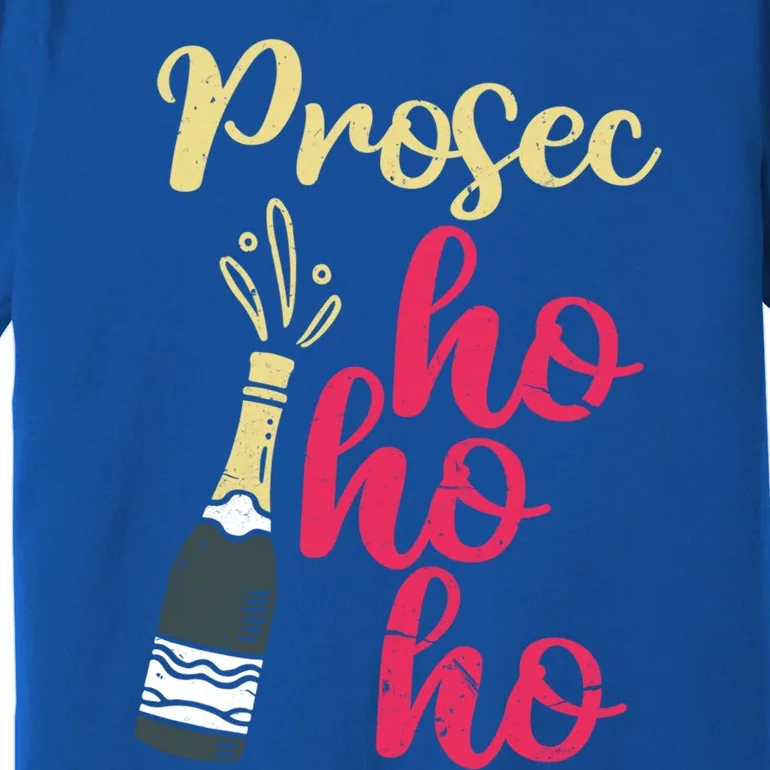 Prosec Ho Ho Ho Funny Presecco Christmas Vacation Gift Premium T-Shirt